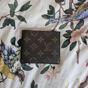 Louis Vuitton Black and Gold Monogram Card Holder